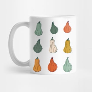 Cute pumpkins set Mug